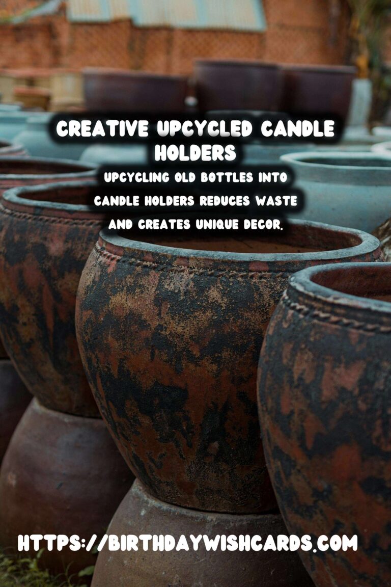 Upcycling Old Bottles into Stunning Candle Holders: A Creative Guide