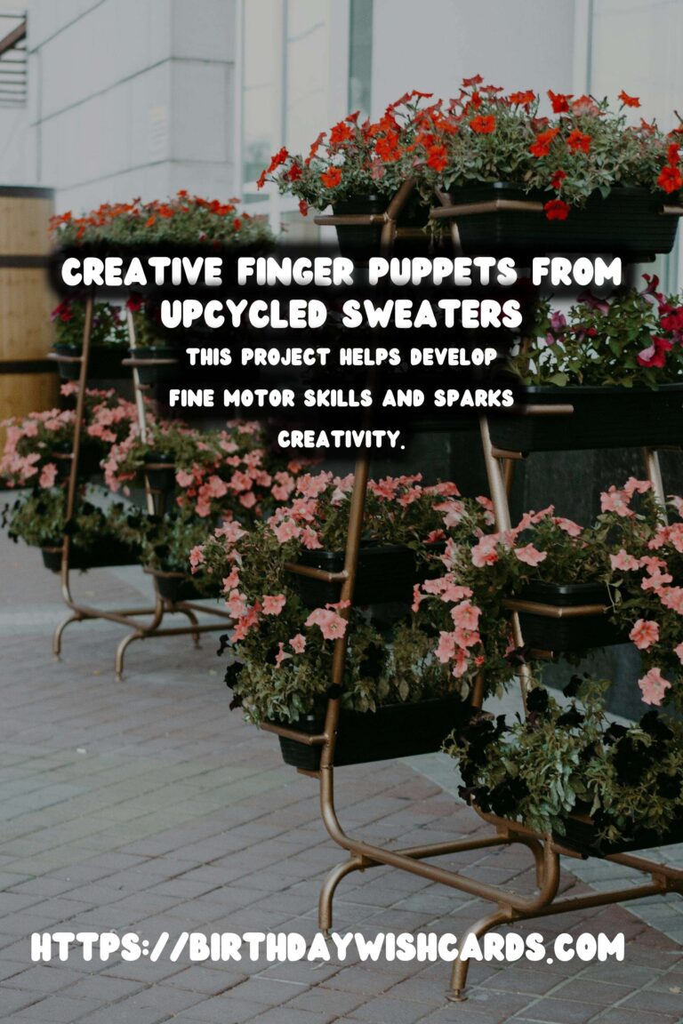 Upcycling Old Sweaters into Creative Finger Puppets
