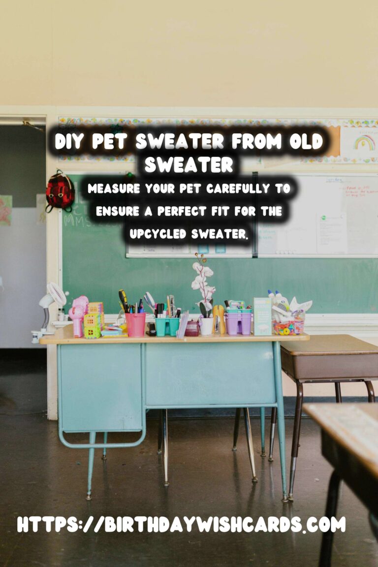Upcycling Old Sweaters into Stylish Pet Sweaters: A Creative Guide