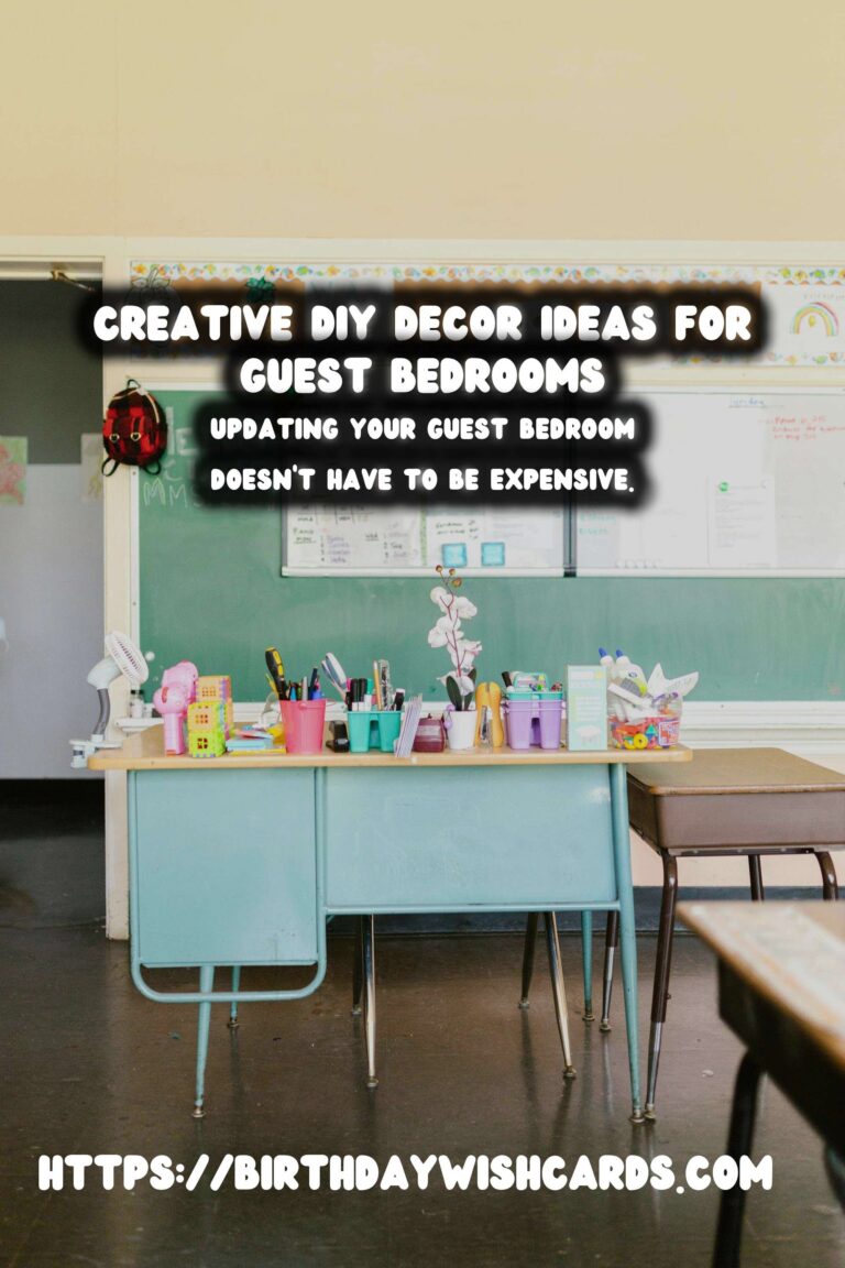 Updating Guest Bedrooms with DIY Decor: Creative Ideas to Transform Your Space