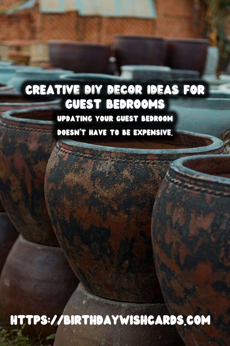 Updating Guest Bedrooms with DIY Decor: Creative Ideas to Transform Your Space