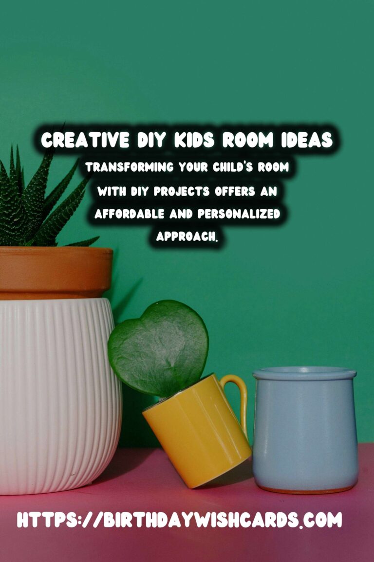 Updating Kids' Rooms with Creative DIY Projects