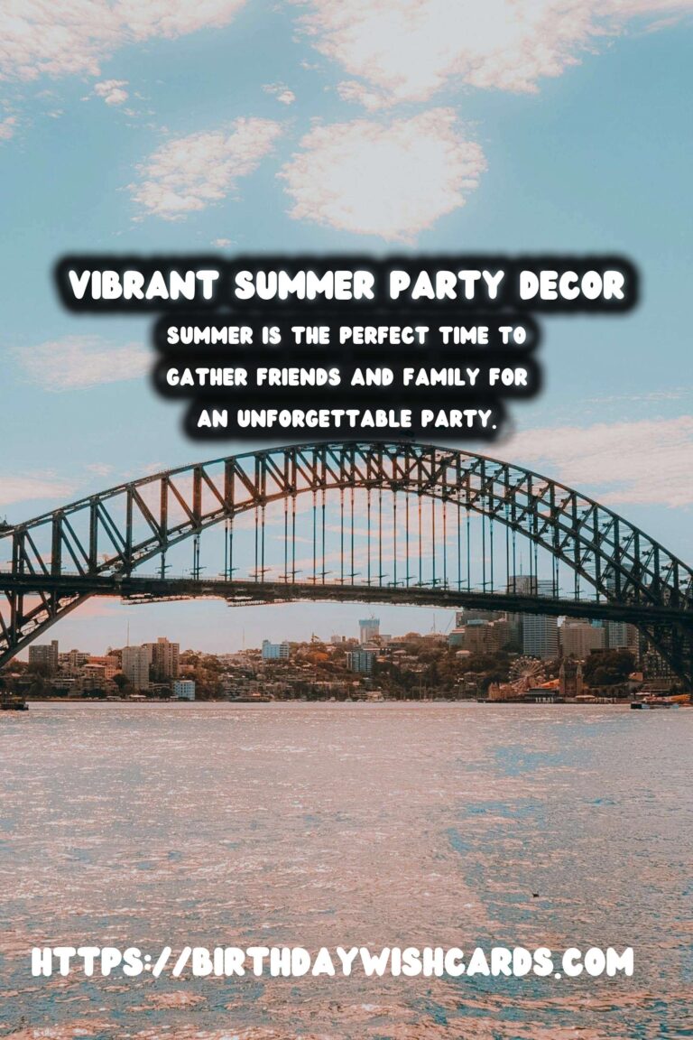 Vibrant Summer Party Decor: Colorful DIYs for a Memorable Celebration