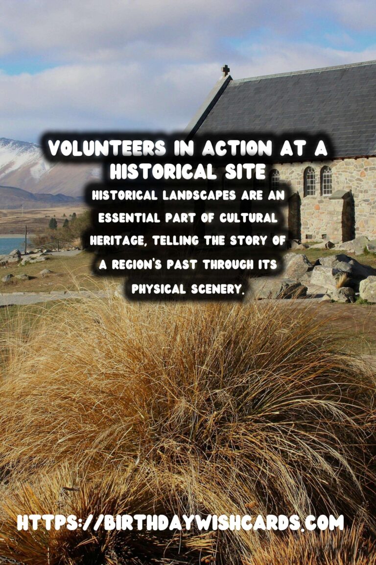 Voluntourism: Reviving Historical Landscapes Through Engaging Travel