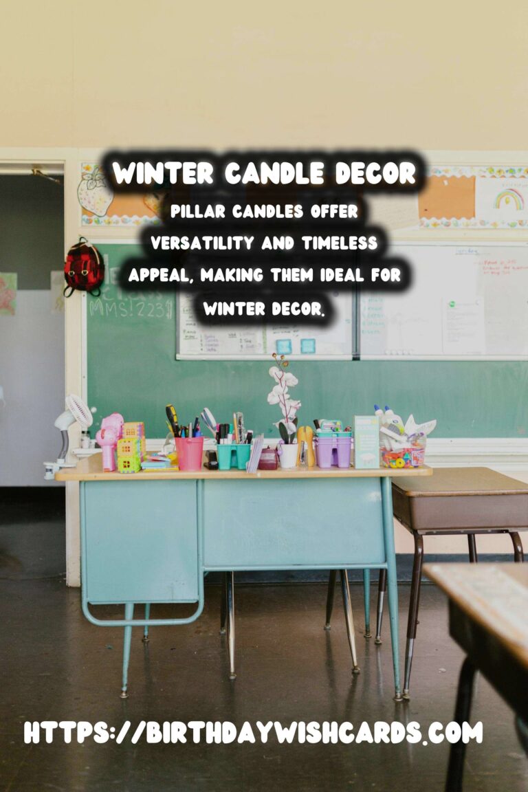 Winter Candle Decor: Enhancing Spaces with Pillar Candles & Greenery