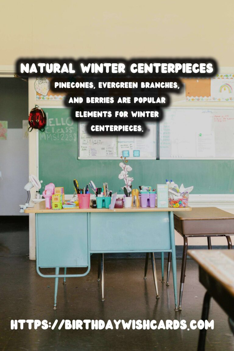 Winter Centerpieces: Incorporating Natural Elements for a Cozy Ambiance