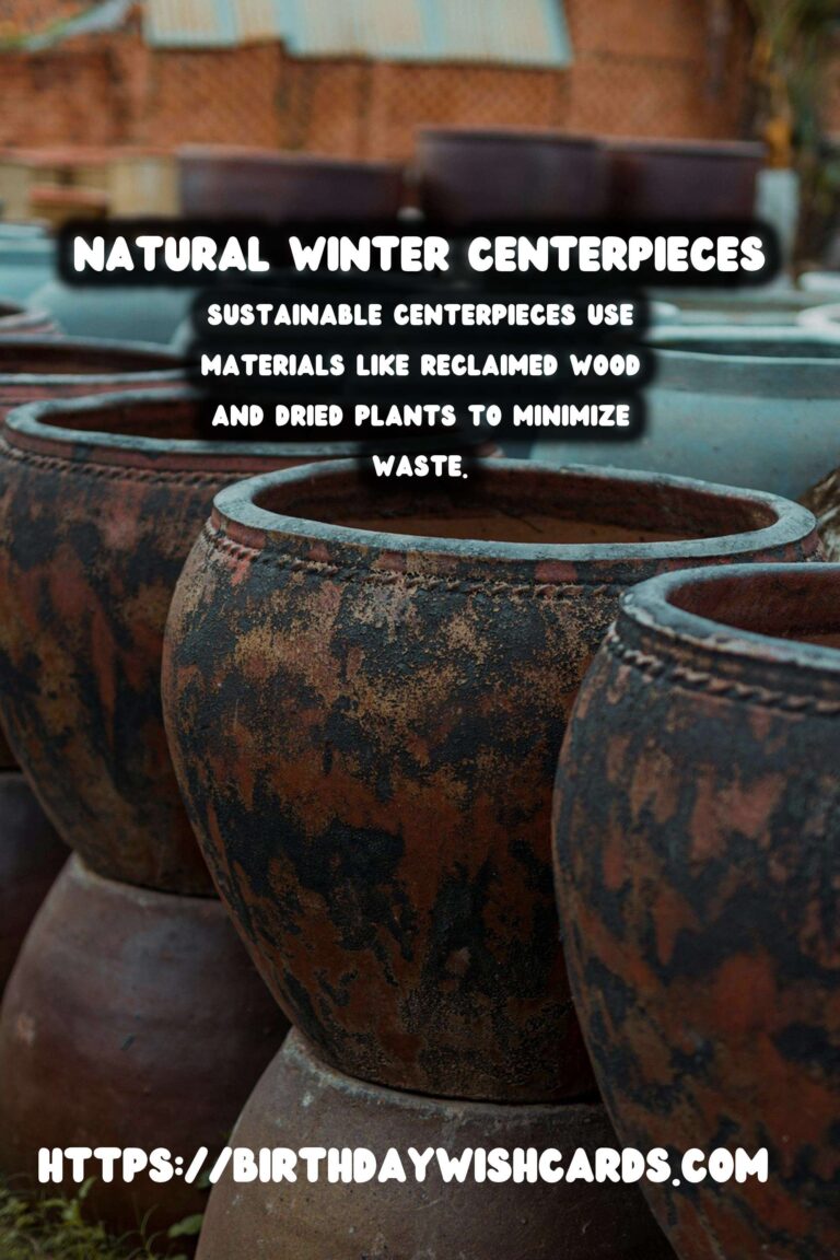 Winter Centerpieces: Incorporating Natural Elements for a Cozy Ambiance