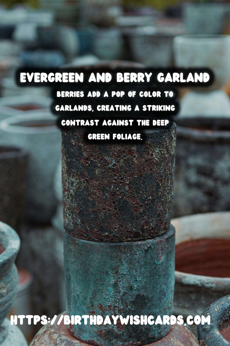 Winter Garland Decor: Evergreen & Berries for Festive Homes