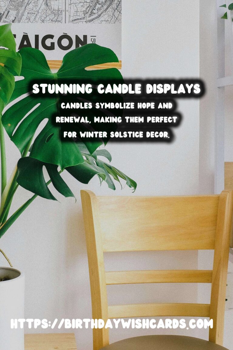 Winter Solstice Decor: Stunning Candle Displays to Light Up Your Home