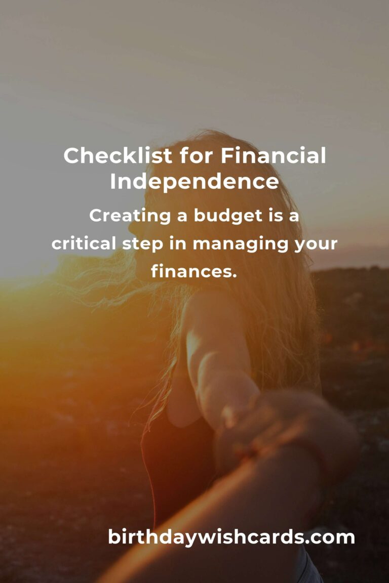 Your Complete Checklist for Achieving Smart Financial Freedom