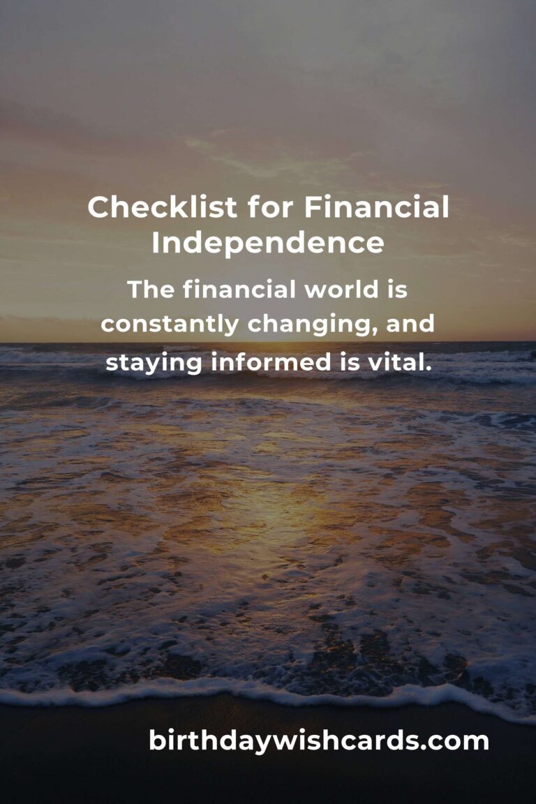Your Complete Checklist for Achieving Smart Financial Freedom