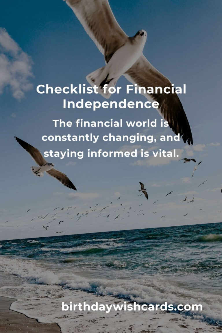 Your Complete Checklist for Achieving Smart Financial Freedom