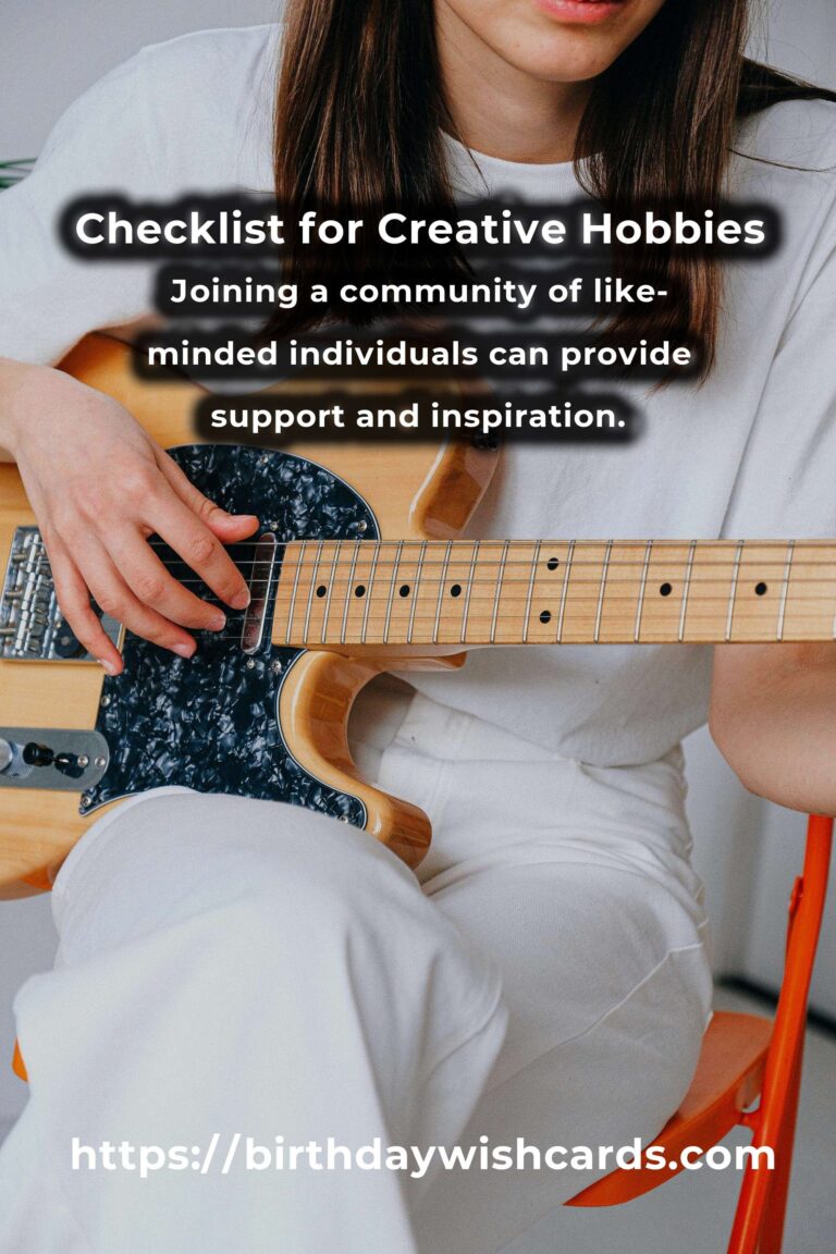 Your Complete Checklist for Creative Hobbies: Unleash Your Inner Artist