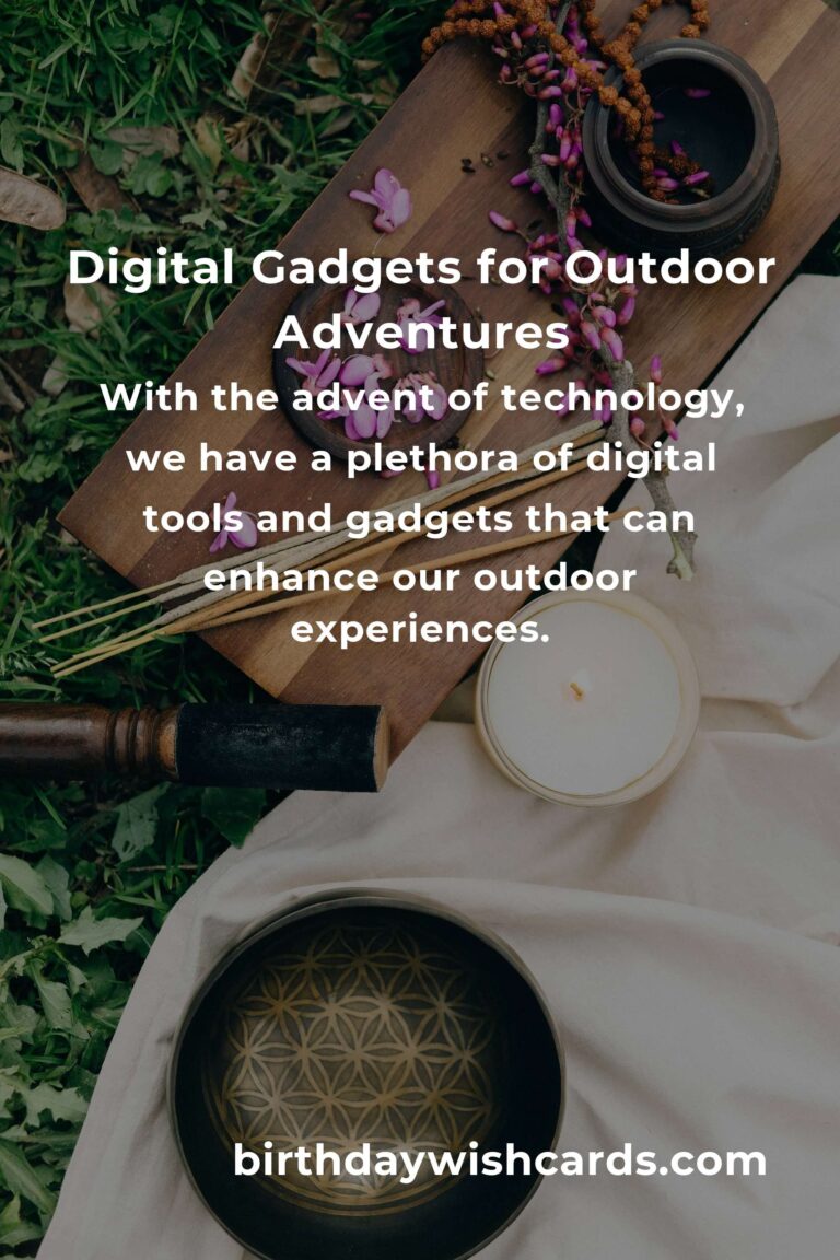 Your Complete Checklist for Digital Outdoor Activities