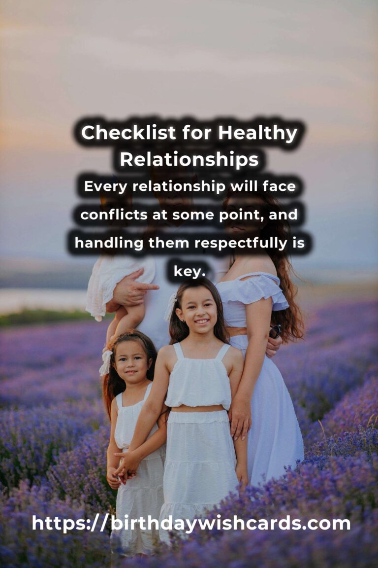 Your Complete Checklist for Easy Healthy Relationships