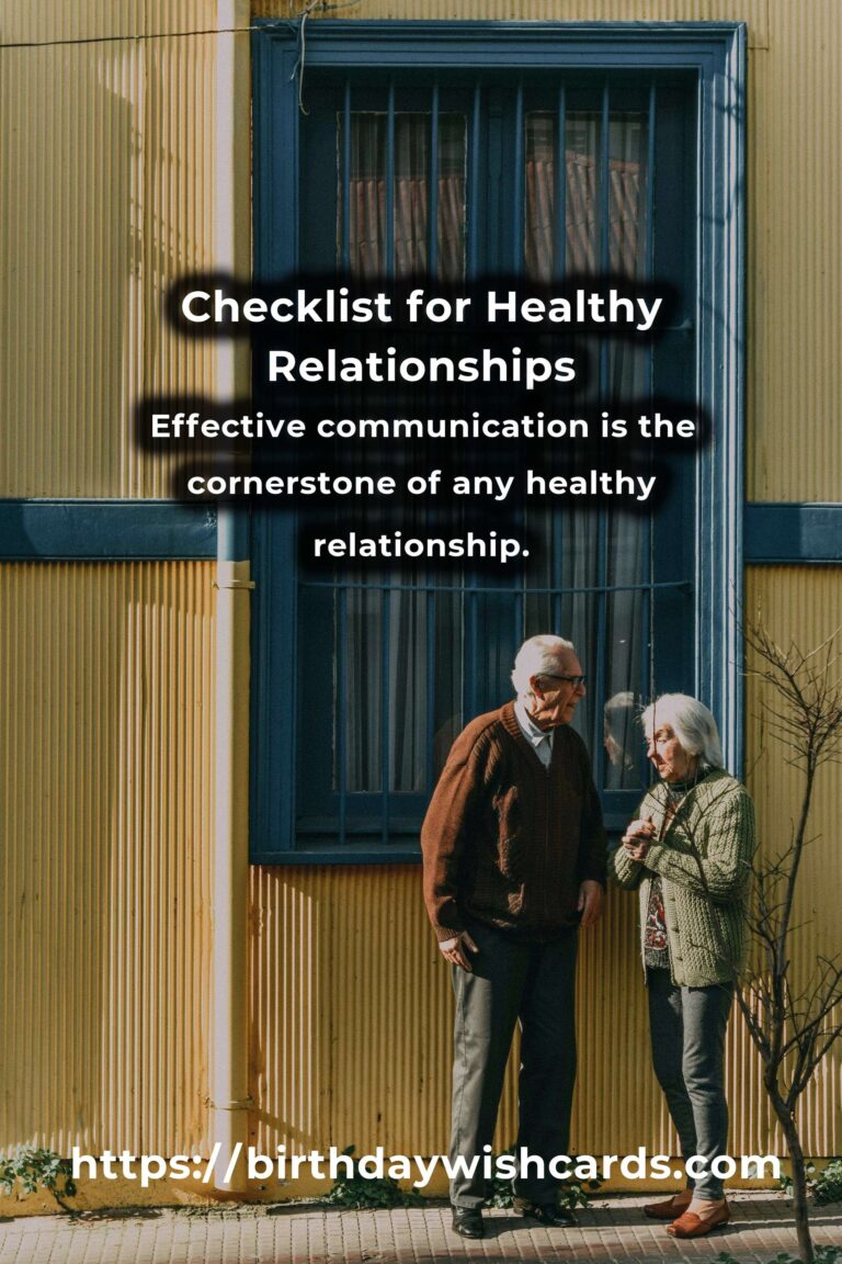 Your Complete Checklist for Easy Healthy Relationships