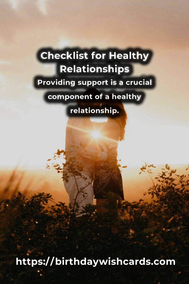 Your Complete Checklist for Healthy Relationship Strategies