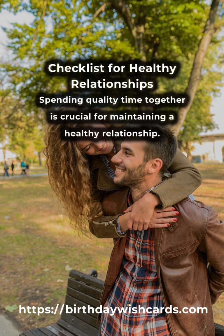 Your Complete Checklist for Healthy Relationship Strategies