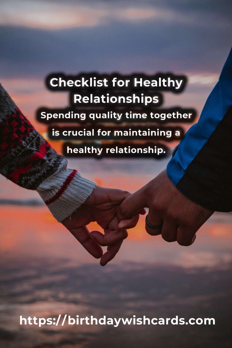 Your Complete Checklist for Healthy Relationship Strategies