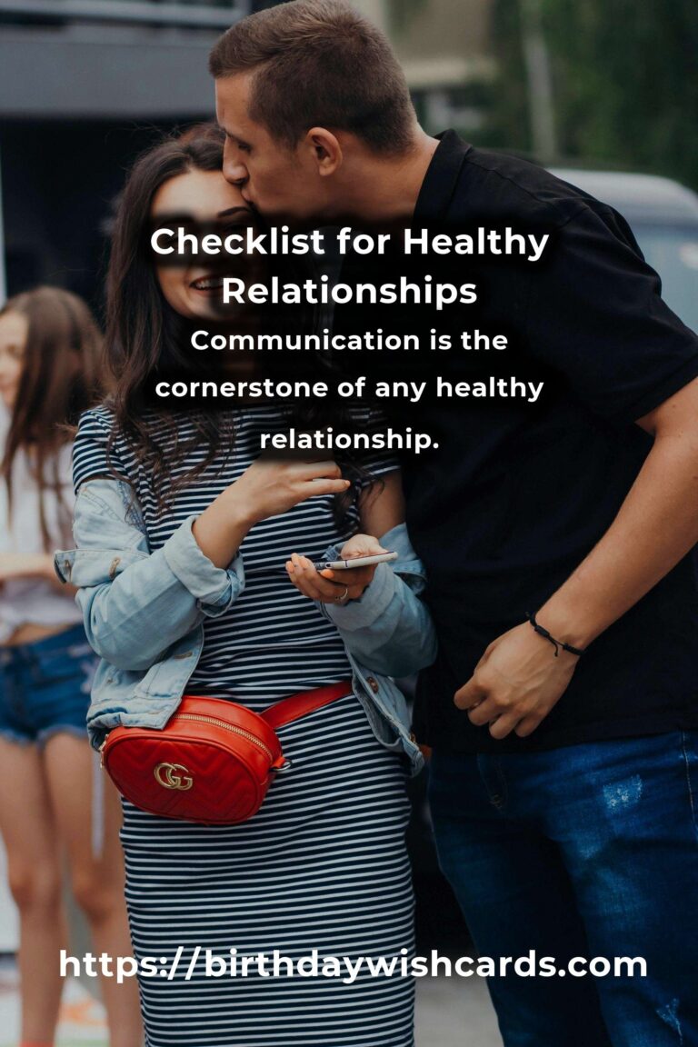 Your Complete Checklist for Healthy Relationship Strategies