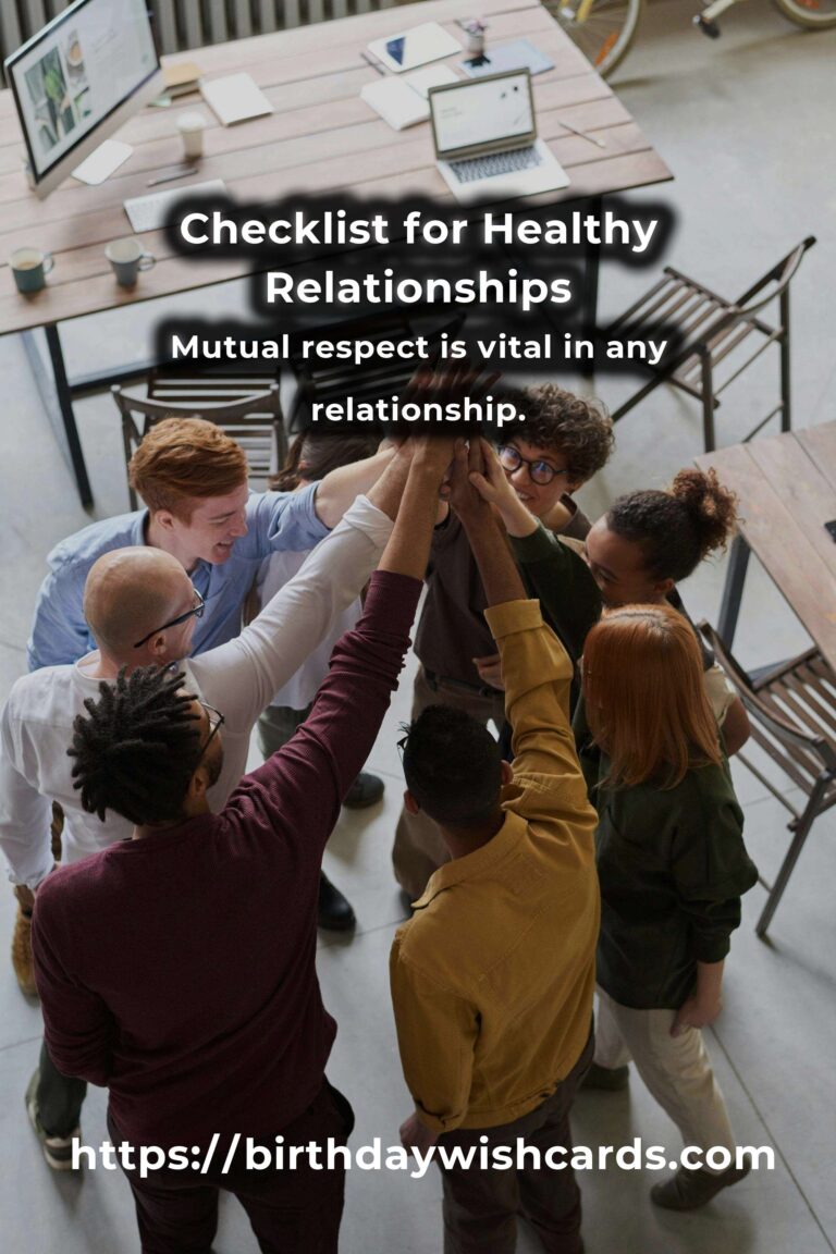 Your Complete Checklist for Healthy Relationship Strategies