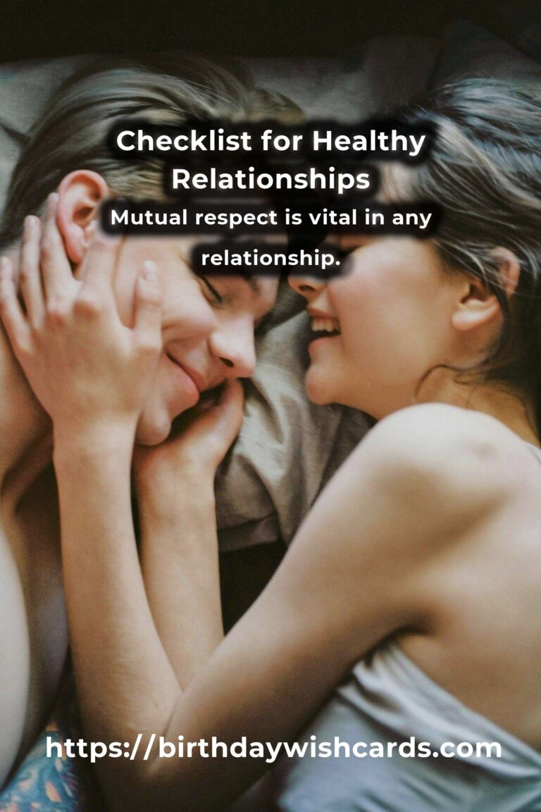 Your Complete Checklist for Healthy Relationship Strategies