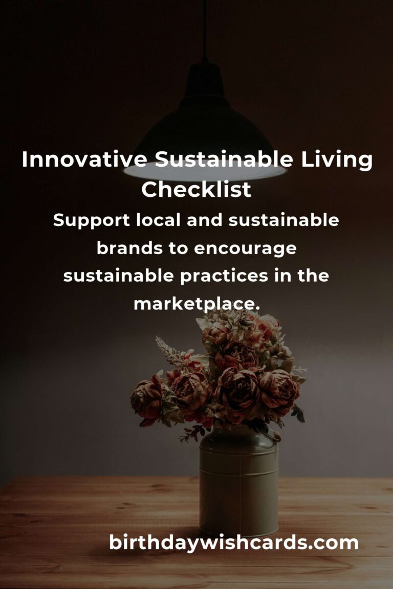 Your Complete Checklist for Innovative Sustainable Living