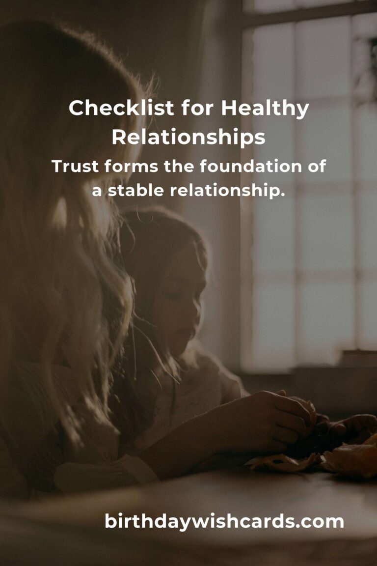 Your Complete Checklist for Practical Healthy Relationships