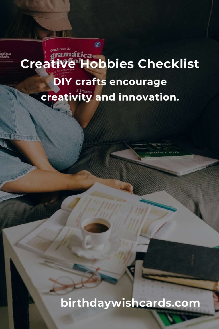 Your Complete Checklist for Simple Creative Hobbies