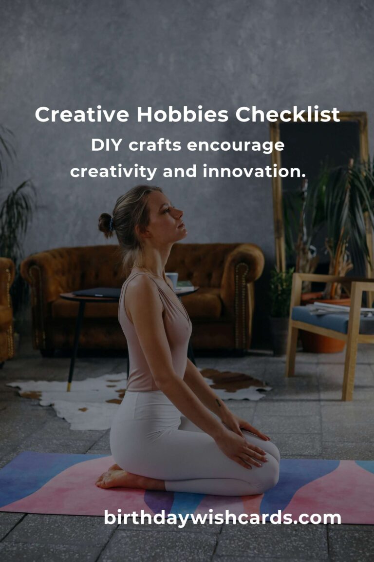 Your Complete Checklist for Simple Creative Hobbies