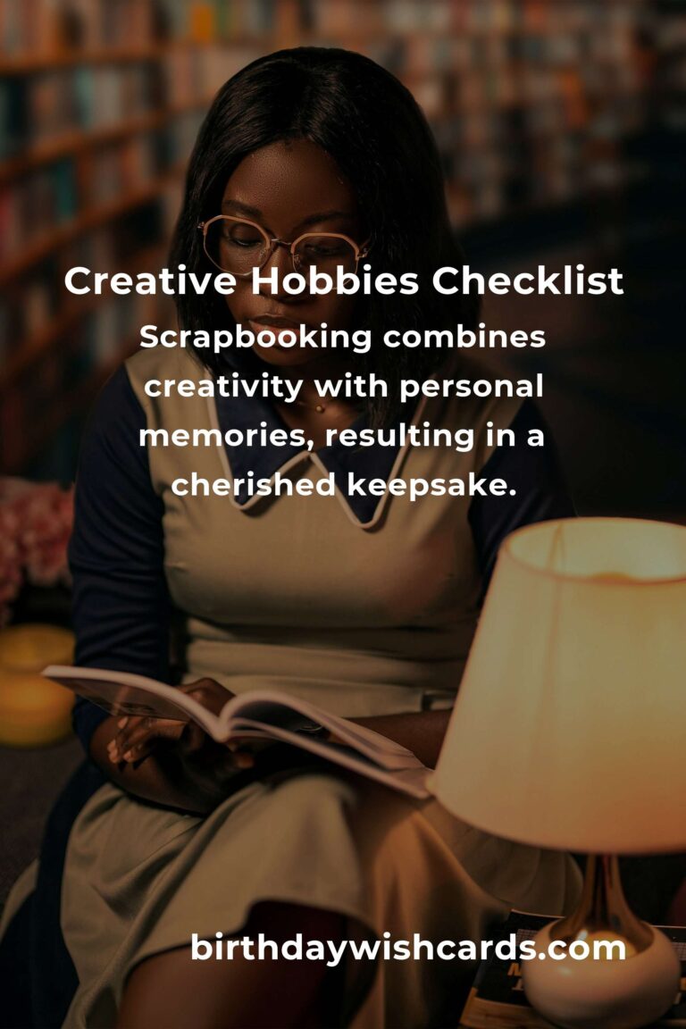 Your Complete Checklist for Simple Creative Hobbies