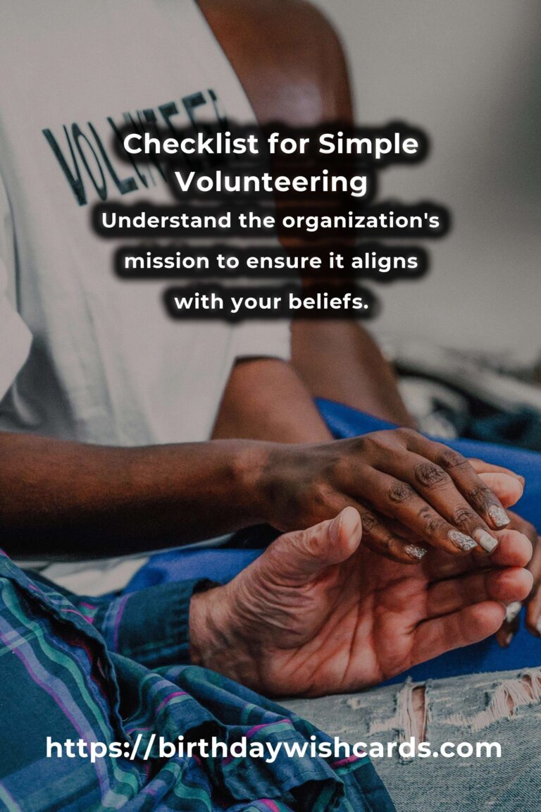 Your Complete Checklist for Simple Volunteering Opportunities