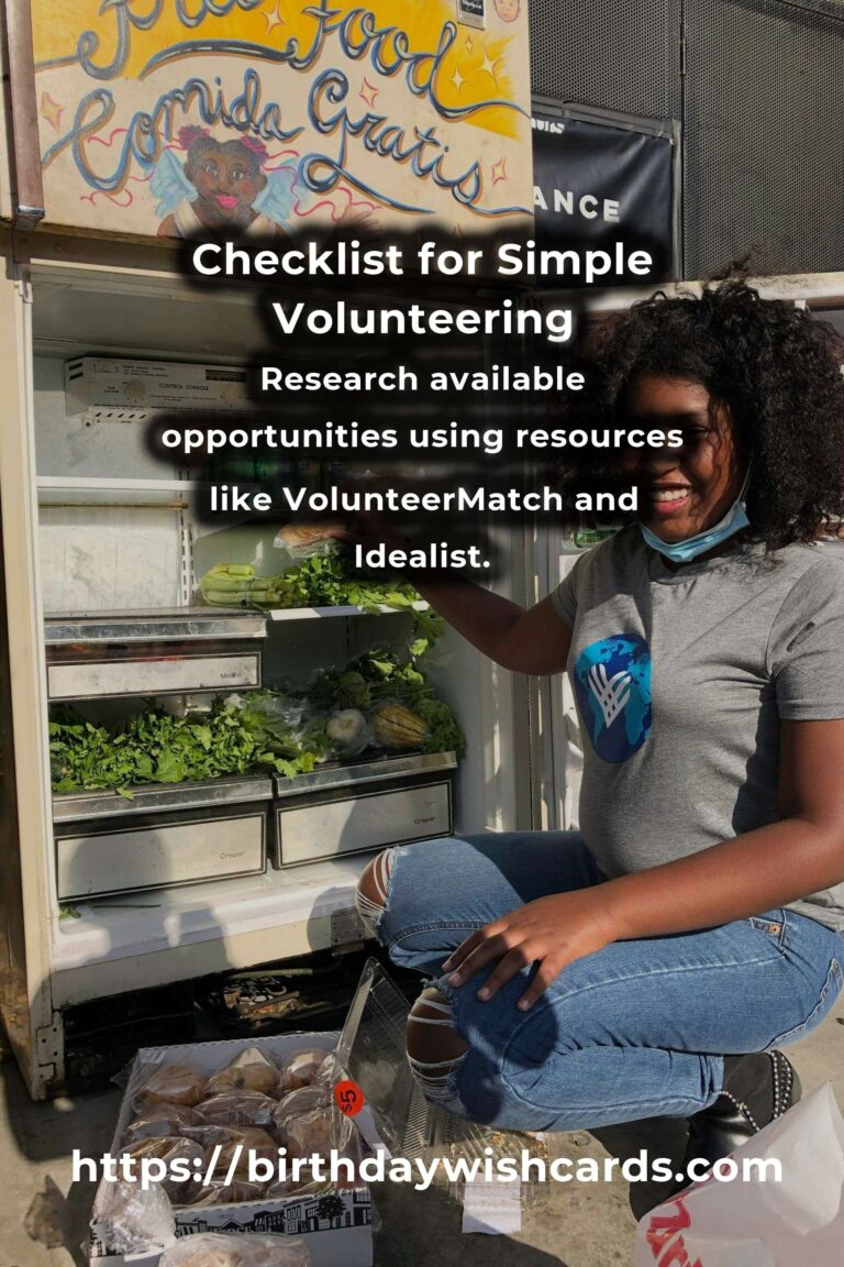 Your Complete Checklist for Simple Volunteering Opportunities