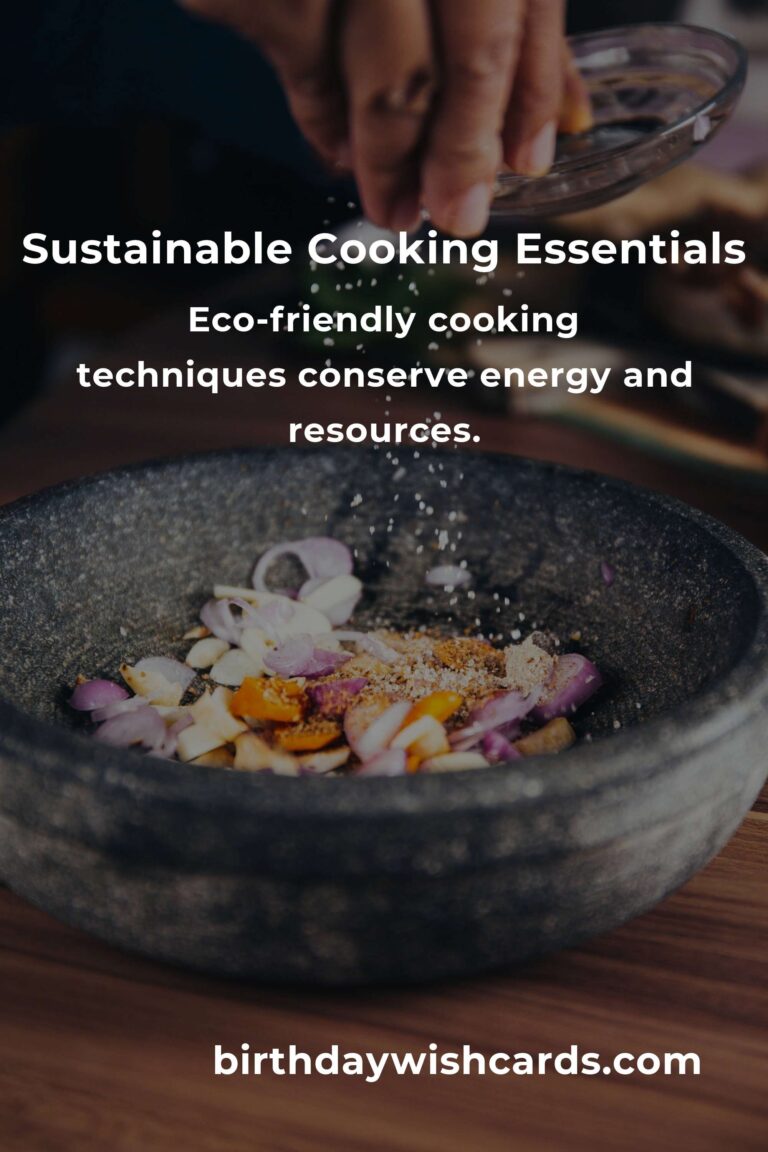 Your Complete Checklist for Sustainable Cooking Basics