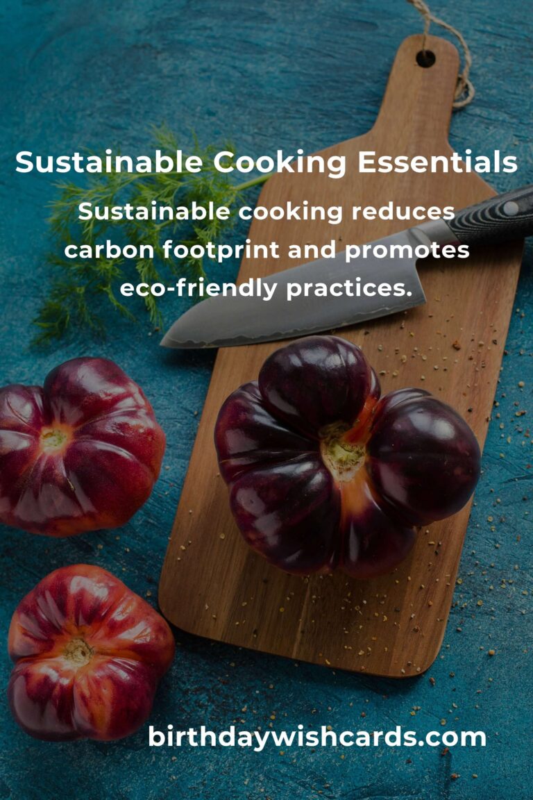 Your Complete Checklist for Sustainable Cooking Basics