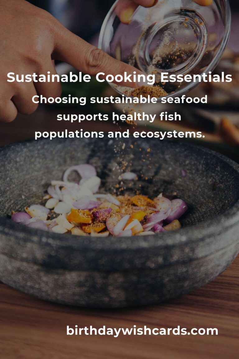 Your Complete Checklist for Sustainable Cooking Basics