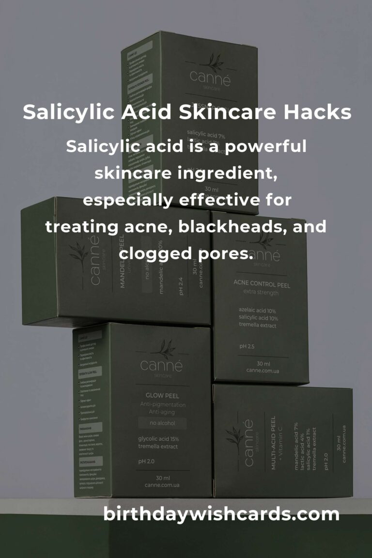 10 Best Salicylic Acid Skincare Hacks That Actually Work