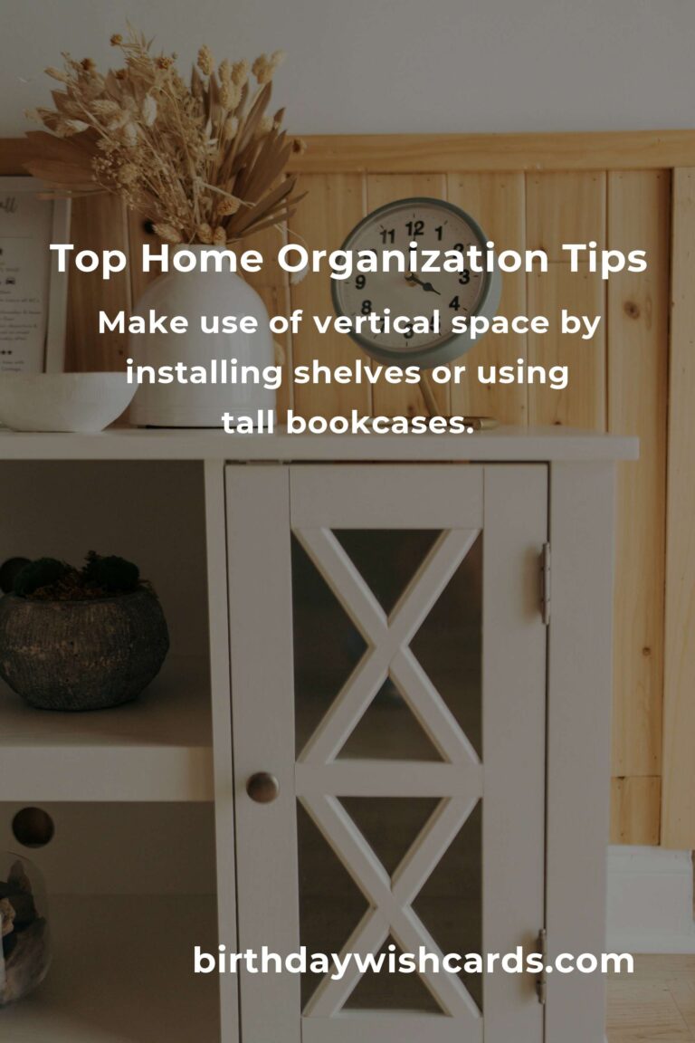 10 Easy Home Organization Tips for a Clutter-Free Space