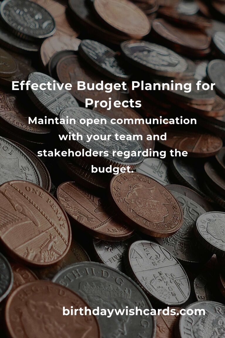 10 Essential Tips for Budgeting Projects Effectively