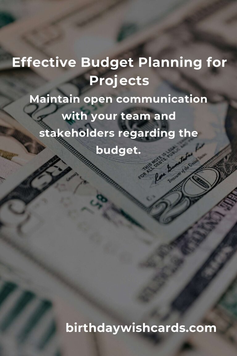 10 Essential Tips for Budgeting Projects Effectively