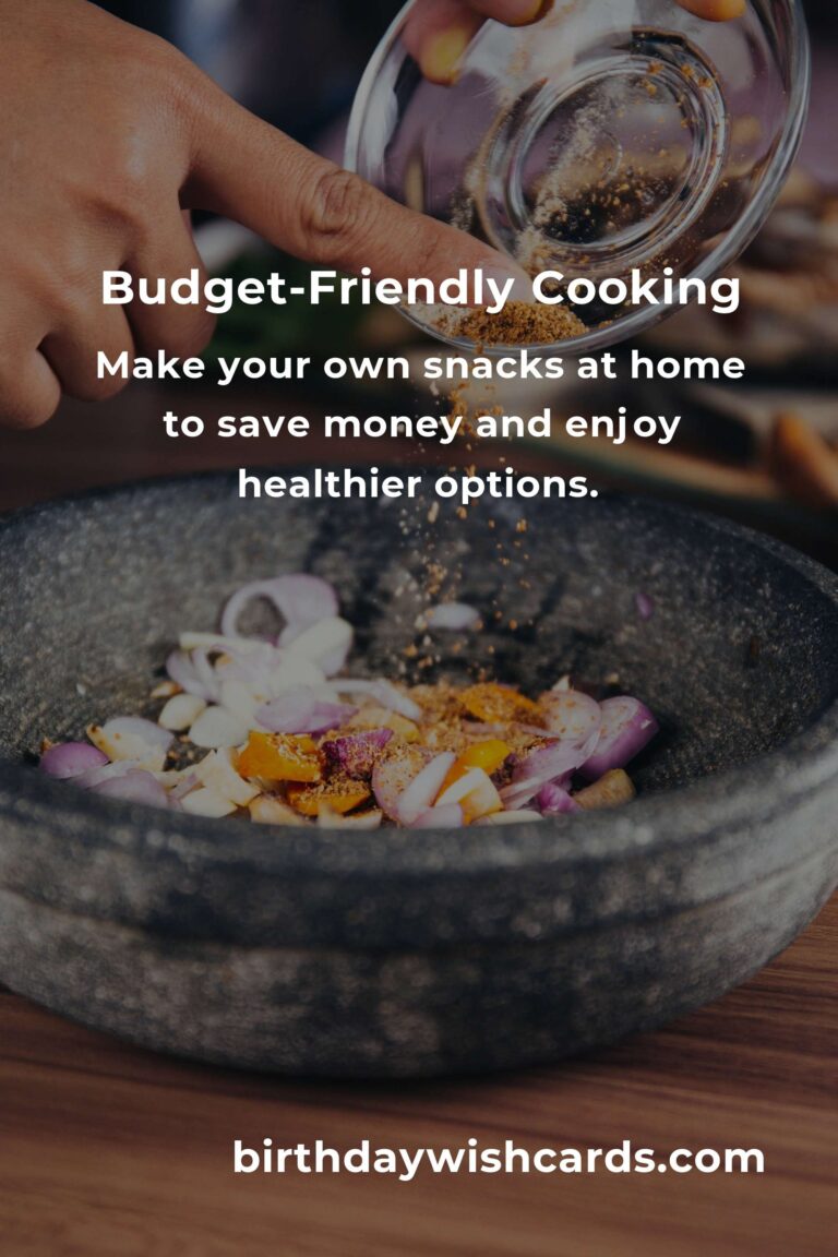 10 Tips for Budget-Friendly Cooking Basics