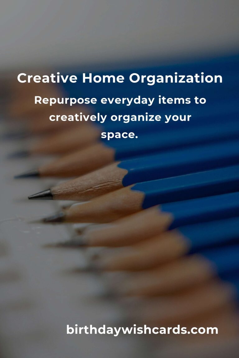 10 Tips for Creative Home Organization: Maximize Space and Efficiency