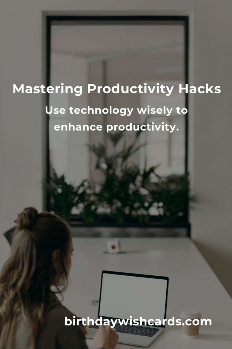 12 Essential Tips for Mastering Productivity Hacks