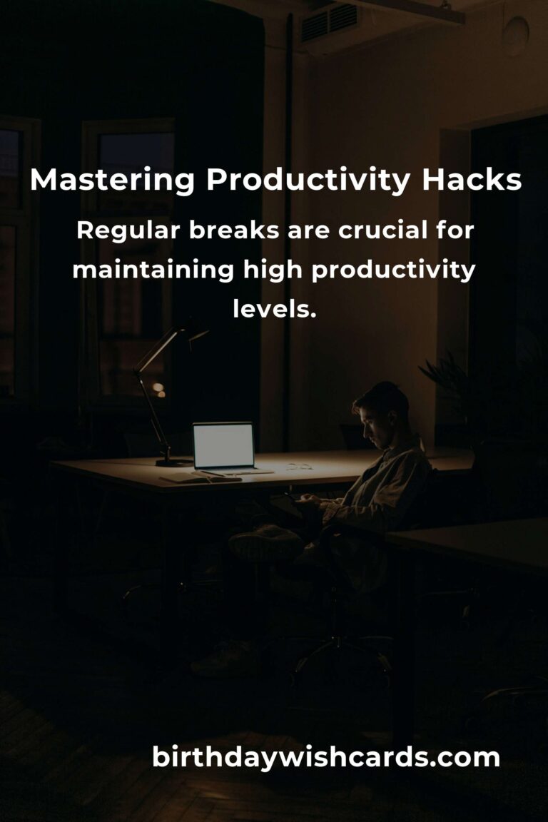 12 Essential Tips for Mastering Productivity Hacks