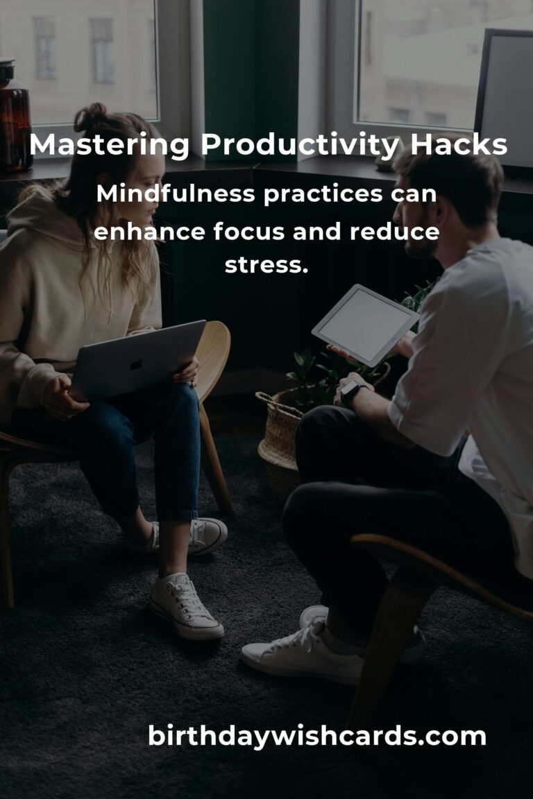 12 Essential Tips for Mastering Productivity Hacks