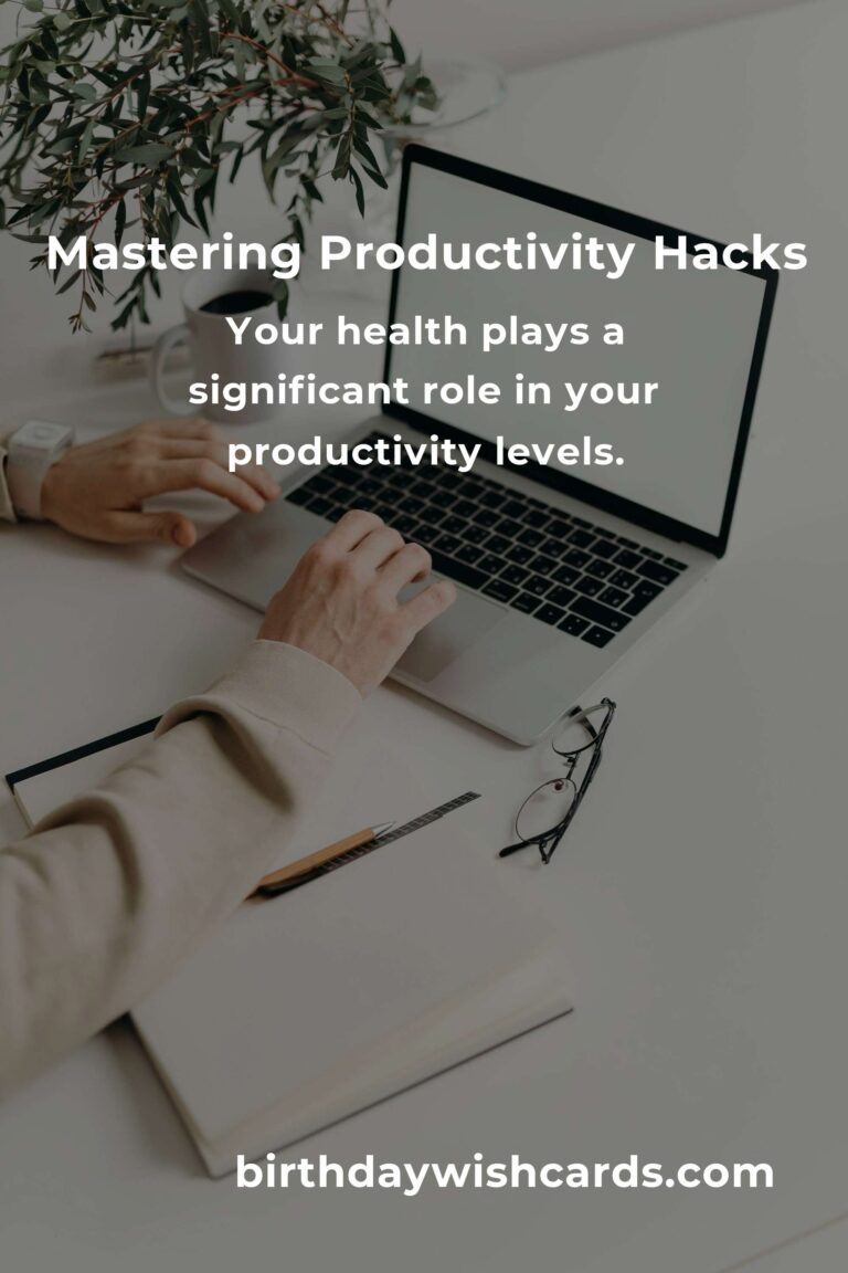 12 Essential Tips for Mastering Productivity Hacks
