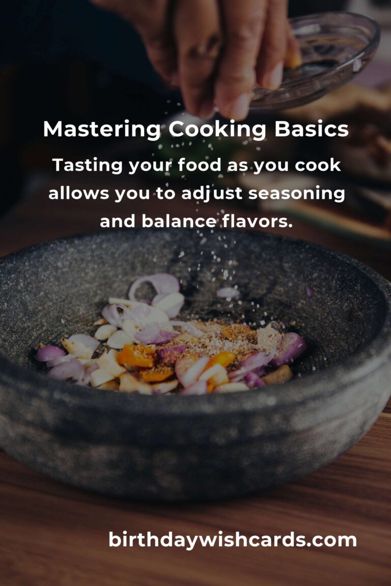 12 Tips for Mastering the Basics of Cooking