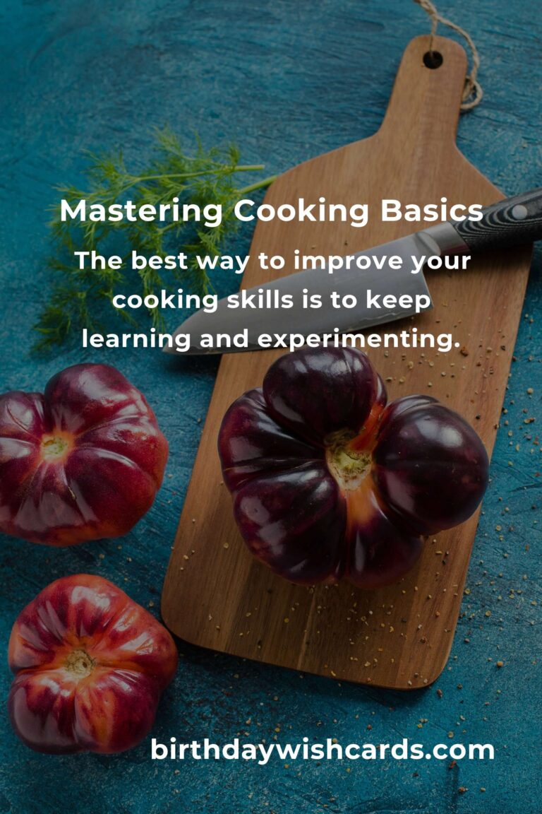 12 Tips for Mastering the Basics of Cooking