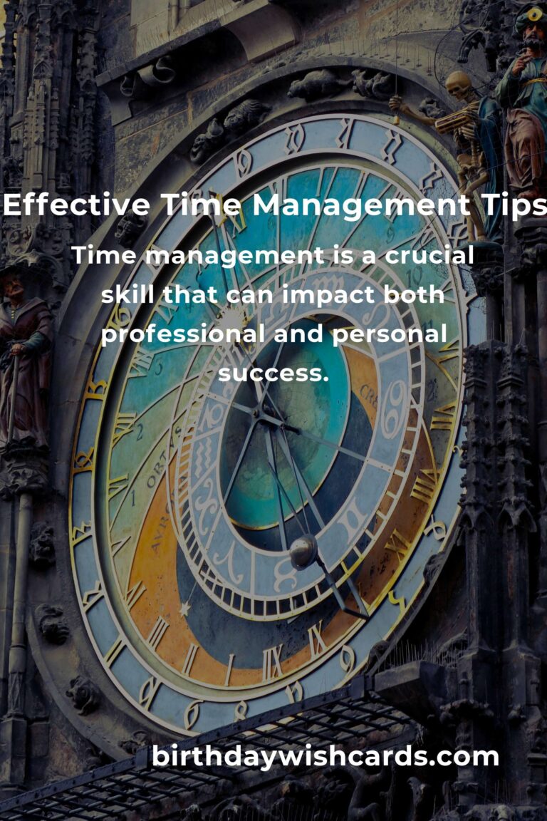 5 Effective Tips for Mastering Time Management