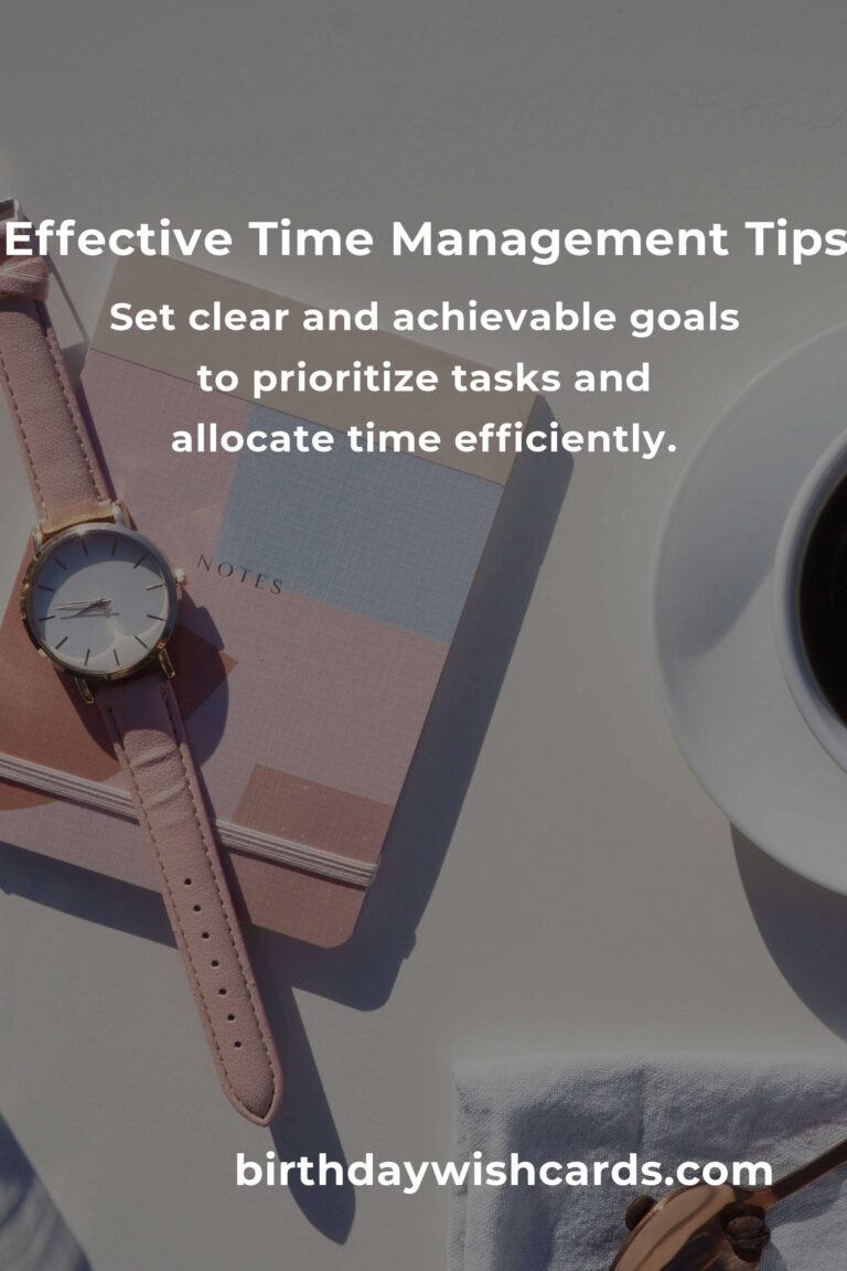 5 Effective Tips for Mastering Time Management